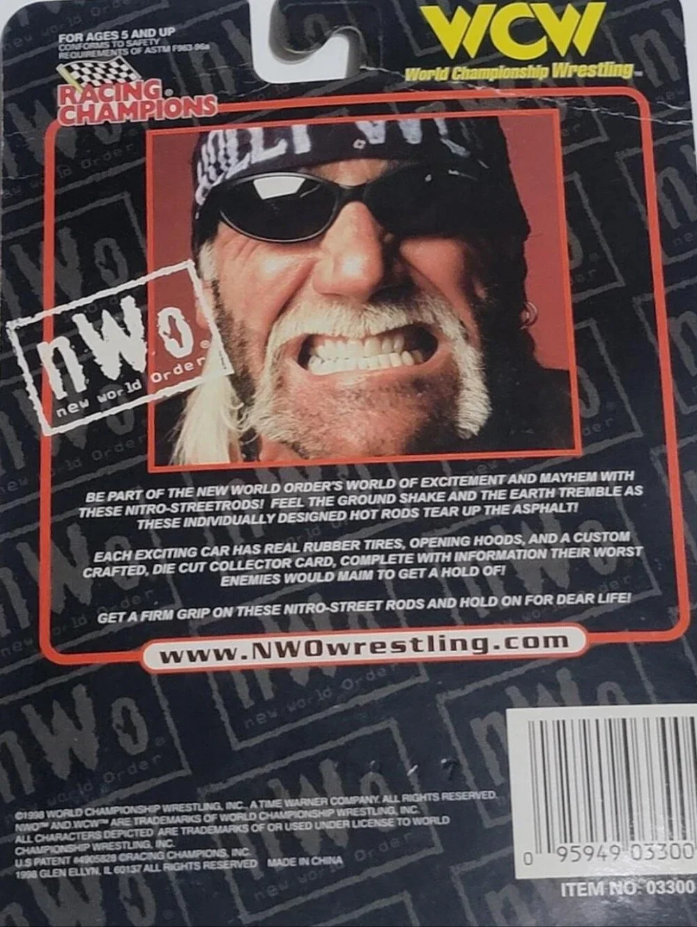 Scott Steiner nWo Nitro-Street Rods Die Cast Car by Racing Champions 1998
